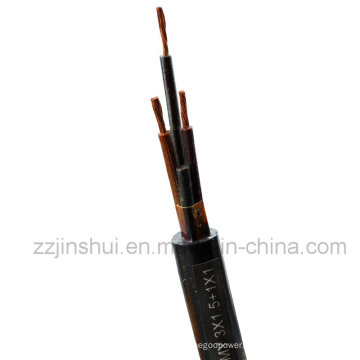 Multi-Core General Rubber Flexible Mine Cable (3-1.5+1-1)